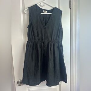 Pact organic cotton gauze sleeveless mini dress